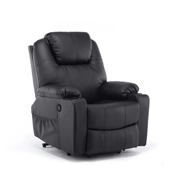 Wygodna elektryczna rozkładana sofa ze skóry PU