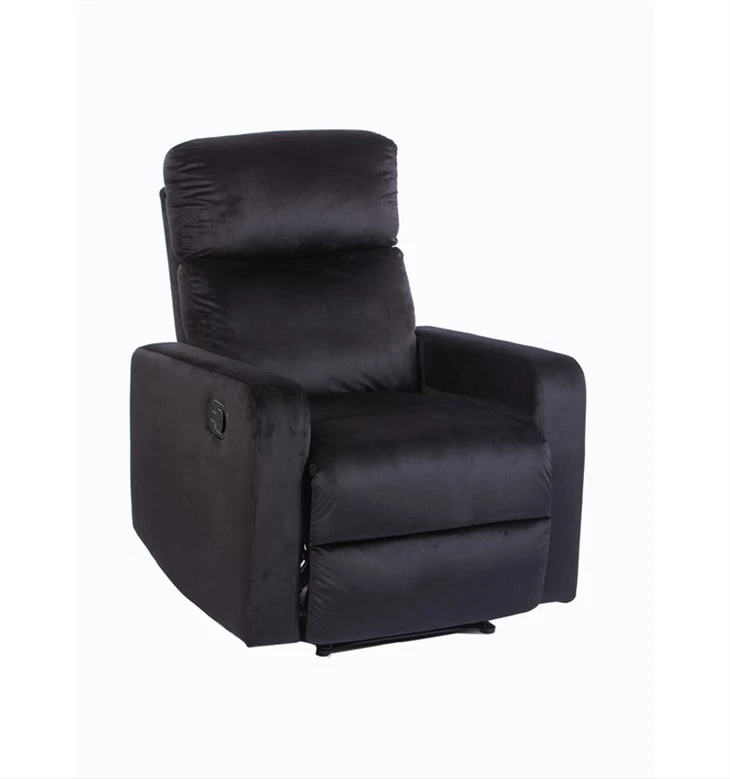 Pojedyncza rozkładana sofa z aksamitnej tkaniny