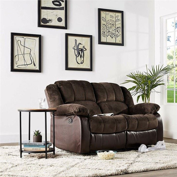 Fabric PU Leather Adjustable Recliner Sofa Fabric PU Leather Adjustable Recliner Sofa
