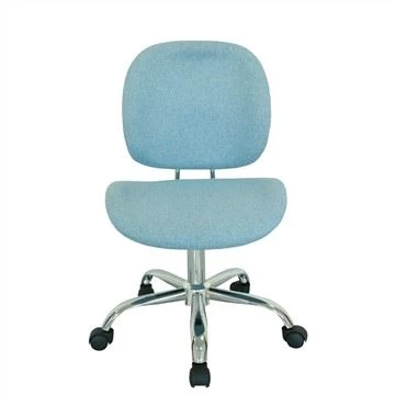 Ergonomiczna konstrukcja Niebieskie krzesło biurowe z regulacją wysokości