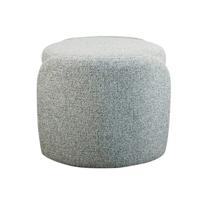 Partner Traditional Style Ottoman With Storage Fabric Cover MANNI-A